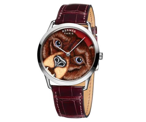 New Hermès watch: Slim d’Hermès “GRRRRR!” with an 